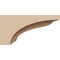 Ekena Millwork 4"W x 8"D x 4"H Wide Helena Rough Cedar Woodgrain TimberThane Corbel, Primed Tan CORUR04X08X04HELRCPR - alternate 6